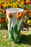 Vase Tulipes oranges