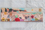 Peinture sur photographie imprimée "Vue panoramique sur la plage du Bureau" 20X60