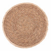 Set de table tressé rond naturel