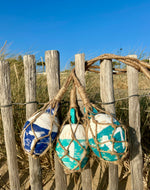 Boule de chalut décorative en bois