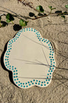 Dessous de plat "Eclat littoral" en céramique artisanale