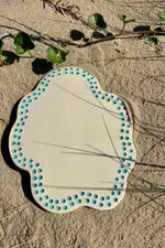 Dessous de plat "Eclat littoral" en céramique artisanale