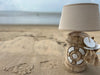 Lampes artisanales en bois recyclé "Lueurs d’Océan"