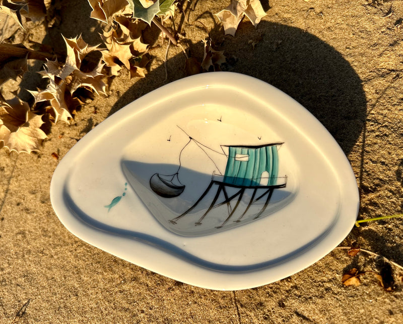 Vide poche en porcelaine, collection Les carreletS