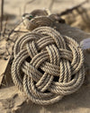 🪢 Dessous de plat “Nœud de piton” – Chanvre marin 8 mm