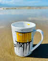 Mug en porcelaine, collection Les carrelets