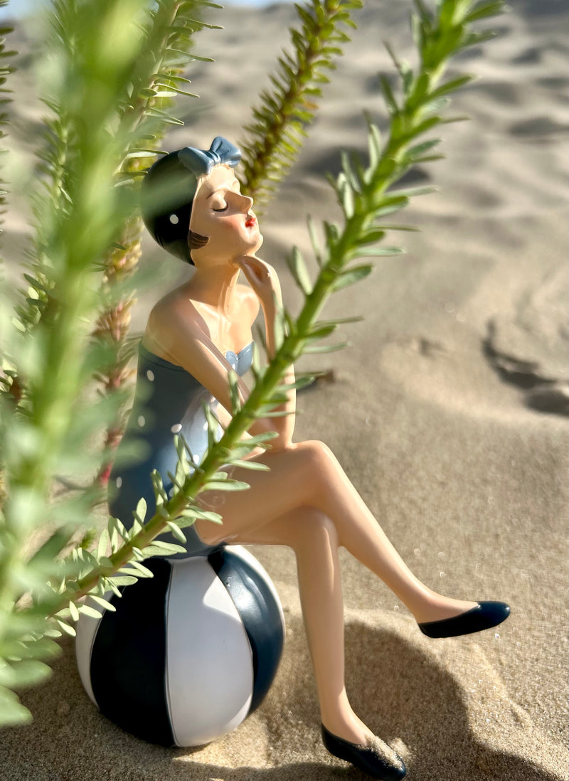 Figurine baigneuse "Suzette" & "Lucette" - Collection Littoral