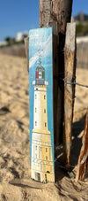 Peinture sur 1/2 douelle - phare