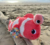 🐠 Peluche Poisson-Clown “BIGOU” – Duo Maman & Bébé Corail