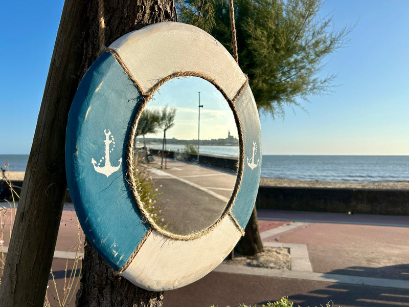Miroir Hublot Nautique - Grand modèle