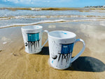 Mug en porcelaine, collection Les carrelets