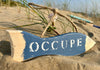 Suspension décorative poisson "Libre/occupé"