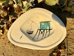 Vide poche en porcelaine, collection Les carreletS