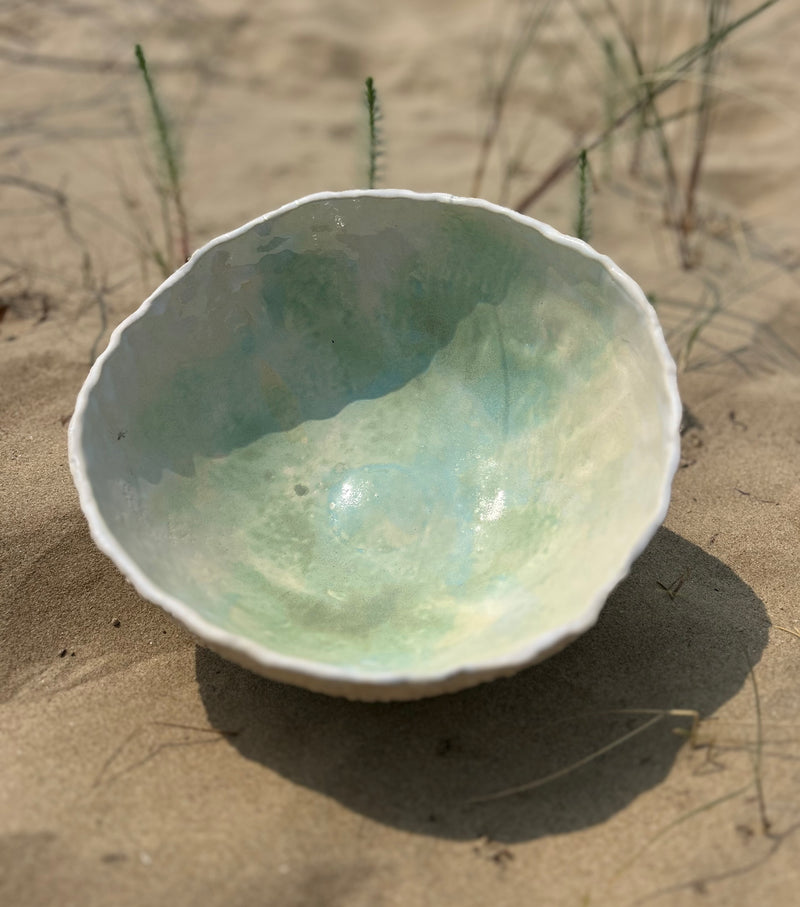 Saladier artisanal "Trésor des Rivages"