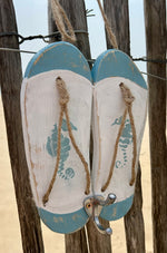 Patère tongs doubles