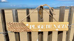 Décoration murale en bois "Le littoral de la Côte de Beauté"