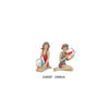 Figurine baigneuse assise & son ballon - collection Merlin