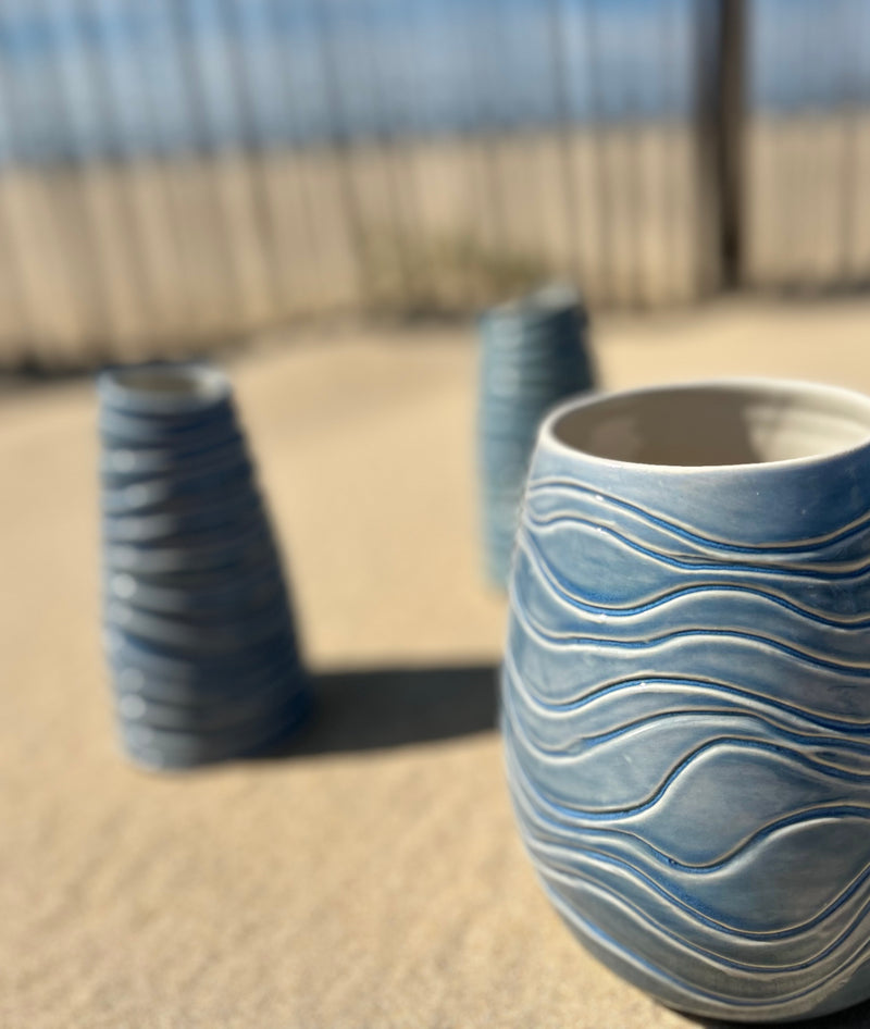 Vase en céramique - Collection "vagues"