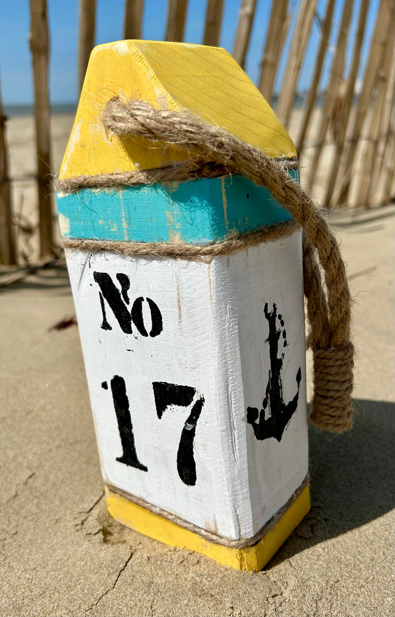 Bouée d'amarrage décorative en bois