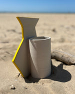 Vase trompe l'œil en céramique - Collection "GRAPHIQUE"