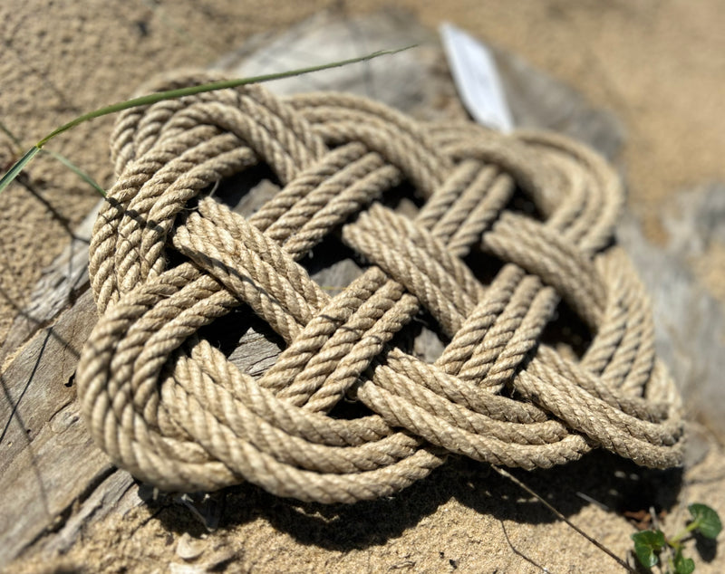 Dessous de plat en cordage Baderne rectangulaire