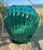 Vase Coquillage turquoise