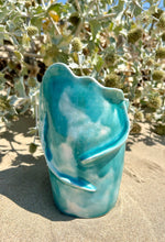 Vase Tulipe en céramique - Collection "Lagon"