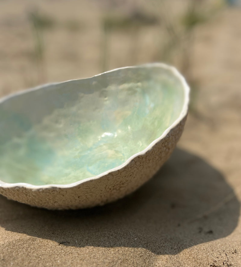 Saladier artisanal "Trésor des Rivages"