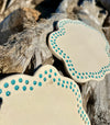 Dessous de plat "Eclat littoral" en céramique artisanale