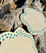 Dessous de plat "Eclat littoral" en céramique artisanale