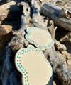 Dessous de plat "Eclat littoral" en céramique artisanale