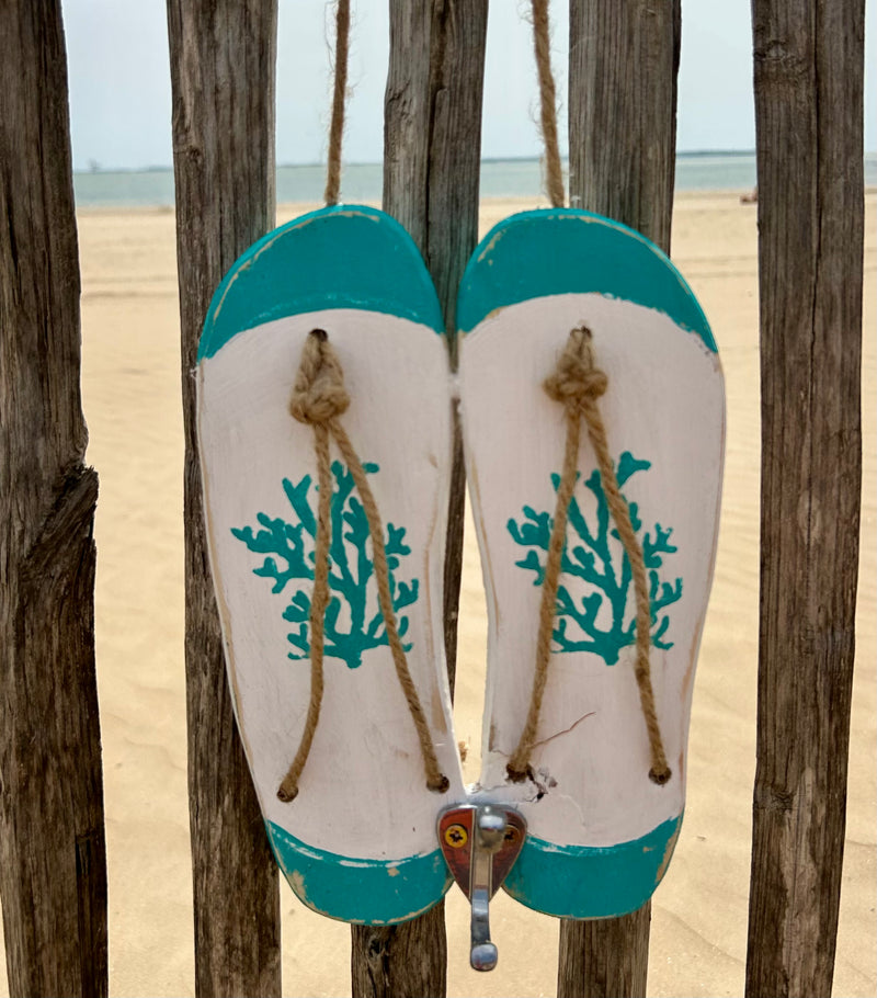 Patère tongs doubles