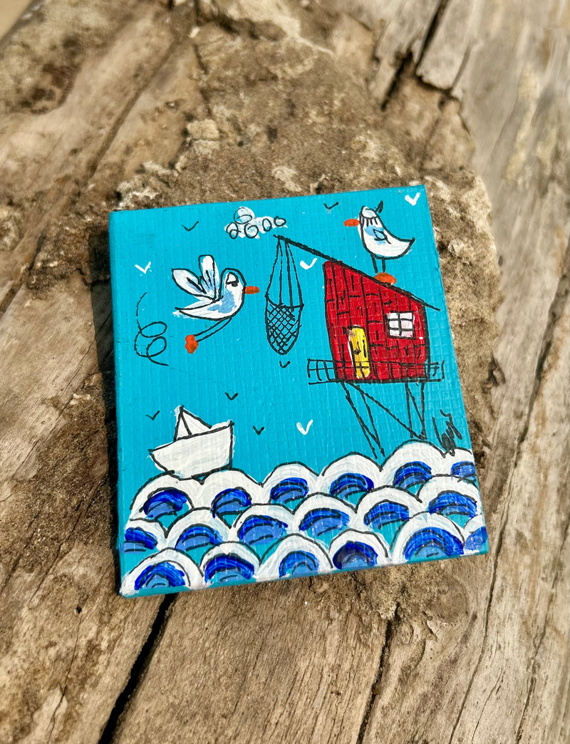 Magnet en résine Mam'zelle Olala