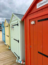 Patère murale en bois - Style bord de mer - 2 à 4 crochets métalliques