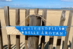 Décoration murale en bois "Le littoral de la Côte de Beauté"