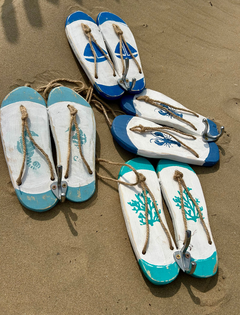 Patère tongs doubles