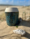 Vase en céramique émaillée - Collection "Bleu nuit"