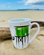 Mug en porcelaine, collection Les carrelets