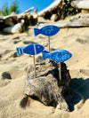Création artisanale en bois flotté – Déco 3 poissons