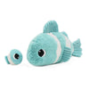 🐠 Peluche Poisson-Clown “BIGOU” – Duo Maman & Bébé Aqua