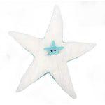 Peluche étoile de mer "Wahou" maman et son bébé bleu aqua