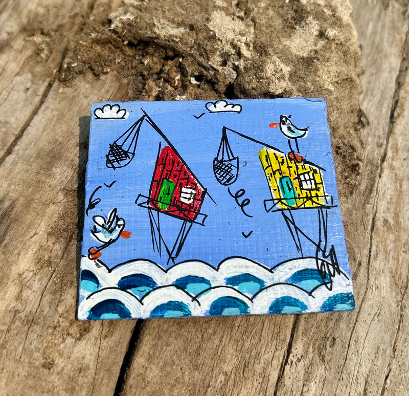 Magnet en résine Mam'zelle Olala