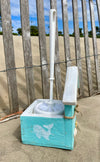 Brosse toilettes cabane de plage