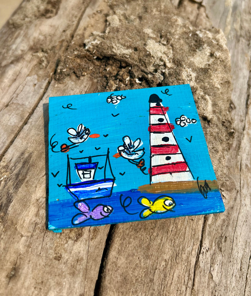 Magnet en résine Mam'zelle Olala