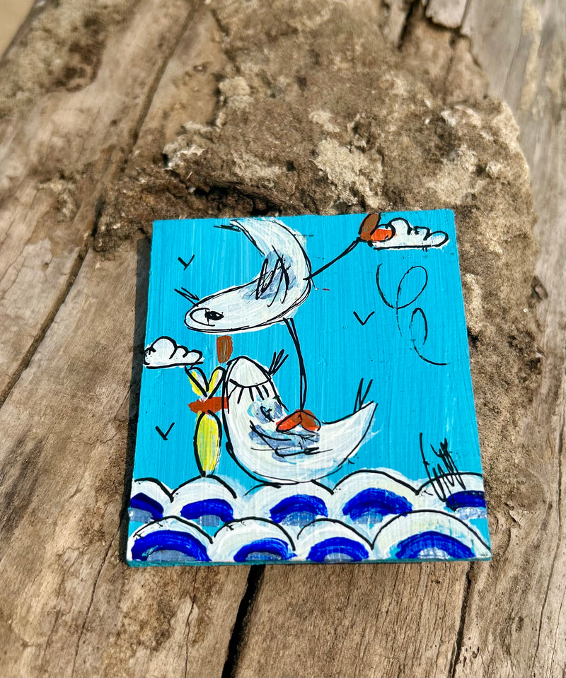 Magnet en résine Mam'zelle Olala