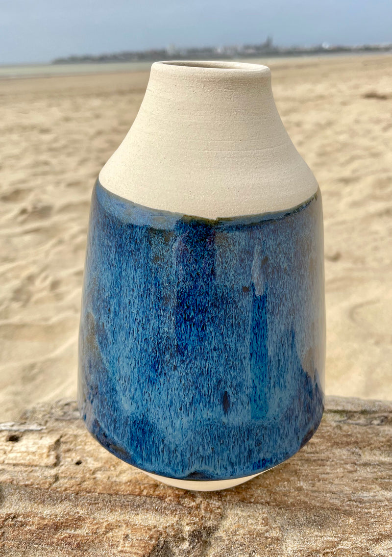 Vase en céramique - Collection "Bleu nuit"