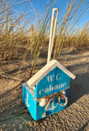 Brosse toilettes cabane de plage