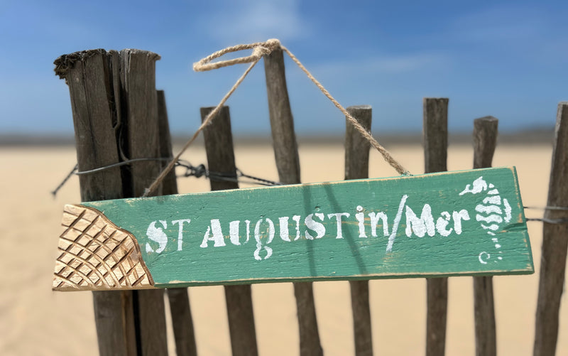 Décoration murale en bois  "Le littoral de la Côte de Beauté"