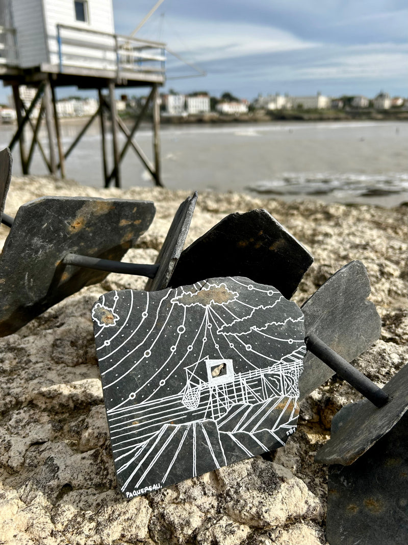 Dessins sur ardoise - collection Carrelets