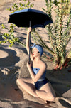 Figurines baigneuses avec ombrelles "Élise" & "Mireille" - collection Littoral